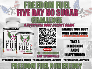 
                  
                    Freedom Fuel 5 Day NO SUGAR Challenge Pack WITHOUT Energy (30 Capsules)
                  
                